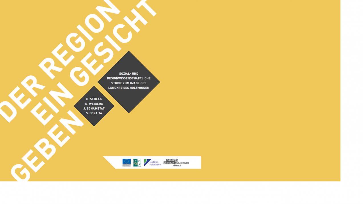 Das Bild zeigt das Cover der Studie Der Region ein Gesicht geben Das Bild zeigt das Cover der Studie Der Region ein Gesicht geben
